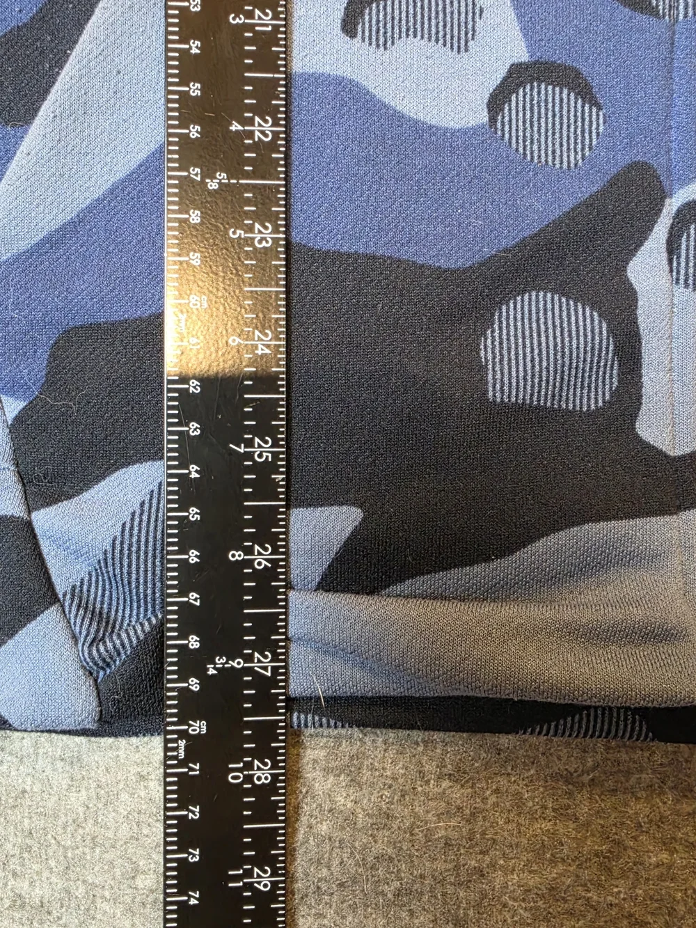 Nike Dri-Fit Mens Camo Hoodie Medium Blue Activewear Sporty Outdoor Athleisure